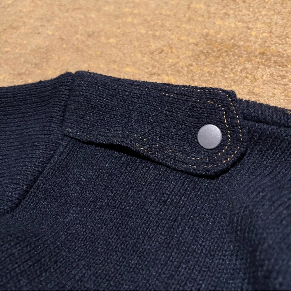 Zara Cropped Knit Biker Jacket - Picture 4 of 6